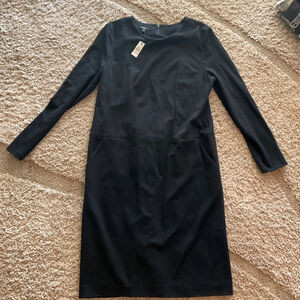 Talbots dress black size 16 new